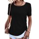 thumbnail image 2 of Camiseta de mujer, camiseta de mujer, camiseta corta de verano, camiseta de manga corta, la mejor en su clase, 2 of 6
