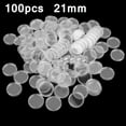 thumbnail image 1 of 100Pcs 21mm Coin Holder Capsules Storage Clear Round Display Cases, 1 of 9