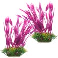 thumbnail image 1 of SHOWERORO 2Pcs Delicate Aquarium Grass Tank Plants For Home And Office Decoration, 1 of 4