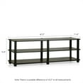 thumbnail image 4 of Furinno Turn - S - Tube No Tools 3 - Tier Entertainment TV Stand, Black, 4 of 4