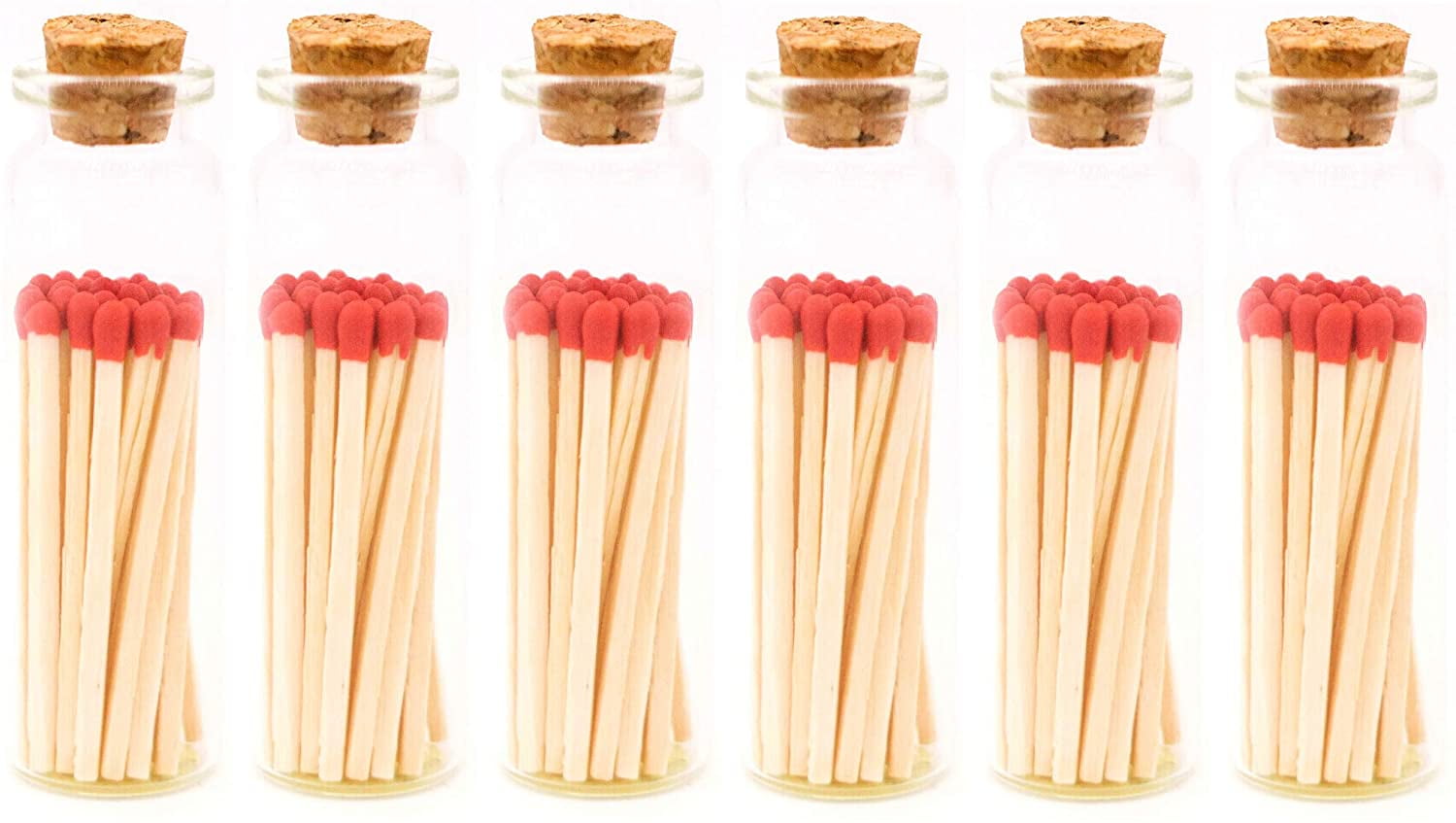 Red Tip Decorative Matches, 120 Small Premium Wooden Matches | Artisan ...