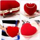 thumbnail image 5 of 1 bolso de mano portátil con forma de corazón, bolso de noche sin cadena (rojo), 5 of 5