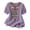 #011-Purple, variant on Favoffer Women's Washed Crinkle Linen Blend Shirt Boho Embroidered Tunic Short Sleeve V Neck Loose Fit Peasant Top Elegant Daily Summer Beach Holiday Blouse
