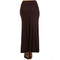 thumbnail image 3 of MOA COLLECTION Women's Ultra Comfort Stretch Maxi Skirt Relaxed Fit for Everyday Elegance, 3 of 4