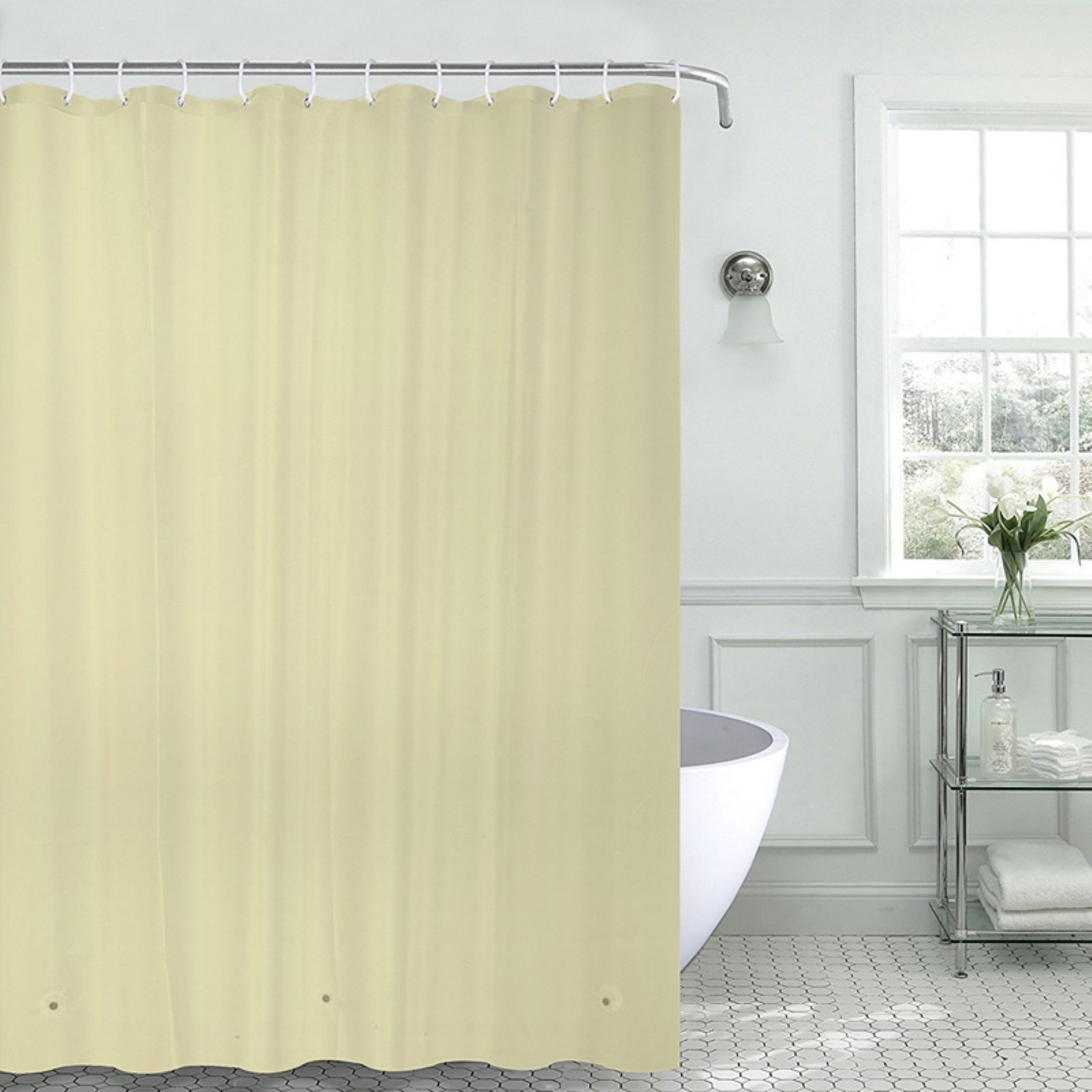 Sweet Home Collection 100 PEVA Heavyweight Shower Curtain Liner
