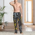 thumbnail image 2 of Cauagu Repair tools (2) Mens Pajama Pants Sleep & Lounge Pants,PJ Bottoms with Pockets-Medium, 2 of 6