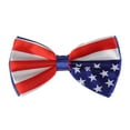 thumbnail image 2 of Men's American Flag Suspenders and Bow Tie Set Patriotic Adjustable Y-Back Braces with Clips, Stars and Stripes Design, Independence Day 4th of July Outfit Accessory, 2 of 2