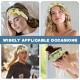 thumbnail image 6 of COEQINE Lemon Green Leaves Nurse Button Headband Nurse Headband with Buttons Headbands for Nurses Sweatband for Running,Workout,Basketball Nurse Headbands Bulk, 6 of 7
