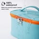 thumbnail image 2 of Makeup Bag Portable Travel Cosmetic Bag for Women, Beauty Zipper Makeup Organizer PU Leather Washable Waterproof, 2 of 4