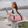 thumbnail image 6 of Bingfone Sweet Watermelon Print Travel Duffel Tote Bag,Waterproof Shoulder Weekender Bag For Women and Men Swim Sports Travel Gym Bag，Foldable and expandable bag Lightweight, 6 of 7