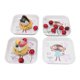thumbnail image 1 of plato de merienda de frutas platos de postre plato de hueso escupir 4 piezas plato de merienda de frutas platos de postre multifuncionales para el hogar escuela restaurante bandeja ANGGREK Otros, 1 of 8