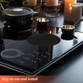 thumbnail image 1 of Phenofice Induction Hob Protective Mat Silicone Heat Resistant Round Cooktop Protector 1Pack, 1 of 8