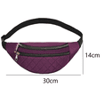 thumbnail image 2 of Riñonera para hombres y mujeres, riñonera ajustable para deportes, entrenamiento, viajes, correr, informal, 2 of 5