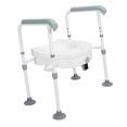 thumbnail image 1 of Elevated Toilet Riser, Height Increase Easy Adjust Elevated Toilet Seat  for Daily Use for Pregnant Woman, 1 of 7