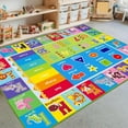 thumbnail image 2 of Baby Play Mat Kids Rug for Floor, Playmat for Kids Toddlers Infant, Extra Large Thick Playtime Collection ABC, Numbers, Animals Educational Area Rugs for Playroom (47.25x 31.5 Inch), 2 of 7