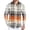 Pink, variant on Vintage Multi-Tone Plaid Shirt for Men Soft Skin-Friendly Long Sleeve Lapel Button Up Top, Classic Color Block Check Shirt
