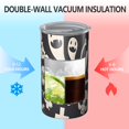 thumbnail image 2 of 20oz Coffee Tumblers Spooky Halloween Icons Pattern Stainless Steel Vacuum Insulated Travel Tumbler Coffee Cups Mug with Lid and Straw with Cleaning Brush for Cold & Hot Drinks, 2 of 5