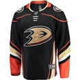 thumbnail image 2 of Men's Fanatics Black Anaheim Ducks Breakaway Home Jersey, 2 of 3