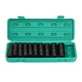 thumbnail image 4 of Douille de Clé Pneumatique, 10pcs Impact Socket Manuel Ensemble de Clé Double Hexagone Impact Socket Performance Éprouvée, 4 of 8