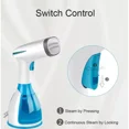 thumbnail image 6 of Quick-Heat Hand Garment Iron Steamer for Clothes 1500W Powerful 280ml Portable Fabric Steamer Travelling Home Steam Generator (Black-220V EU plug), 6 of 7