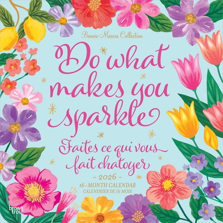 Bonnie Marcus OFFICIAL | 2026 12x24" (Hanging) Square Wall Calendar | BrownTrout