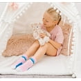 thumbnail image 3 of Jefferies Socks Girl's Scalloped Stripe Crew Socks 6 Pair Pack, 3 of 6
