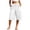 White, variant on hotojiny Capri Pants for Women Casual Wide Leg Drawstring High Waist Cropped Pants Stylish Solid Color Capris with Pockets