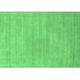 thumbnail image 1 of Ahgly Company Indoor Rectangle Solid Emerald Green Modern Area Rugs, 7' x 9', 1 of 4