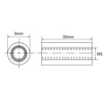 thumbnail image 2 of Unique Bargains Rond Aluminium Standoff Colonne Entretoise M3x35mm, pour Quadcopter, Noir, 10pcs, 2 of 3