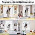 thumbnail image 5 of Funny Cows Kitchen Curtains Window Panels, Cute Art Fun Lovely Animals on Toilets Insulated Window Treatment Curtain, Grommet Curtains for Bedroom/Living Room/Bathroom, 2 Piece 52"Wx84"L, 5 of 8