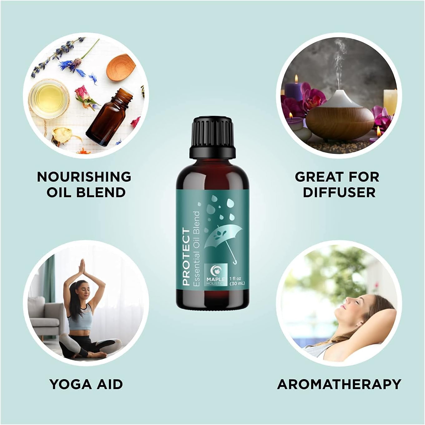 Unwind Aromatherapy Essential Oil Blend - Calming Essential Oils for  Diffusers for Home Travel and Baths with Invigorating - AliExpress