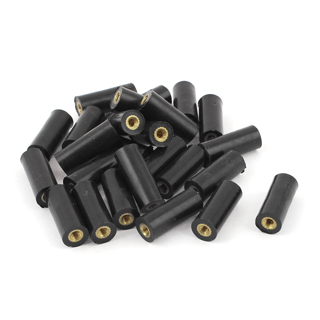 Uxcell 25PCS M3 Brass Insert Thread 8x20mm 0.8" x 0.3" Insulated