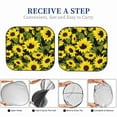 thumbnail image 6 of Kll Sunflowers In Vintage Windshield Sun Shade 2-Piece Foldable Car Front Window Sunshade For Most Sedans Suv Truck- Small, 6 of 7