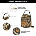 thumbnail image 5 of Shoulder Handbag Women's Crossbody Handbags 5.91x3.15x8.27 Inch Bank Card Bag Cash Bag Key Bag Fierce Tiger, 5 of 7