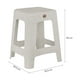 thumbnail image 2 of Kit 4 Bancos Cuadrado Para Exterior E Interior (Blanco Cantera), 2 of 4