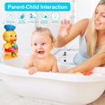 thumbnail image 3 of Juguetes de bañera para niños pequeños, juguetes de bañera de pato con rueda hidráulica/ojos giratorios, ventosas fuertes para baño, cuchara de agua divertida, 3 of 5