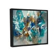 thumbnail image 3 of Stupell Industries Mixed Floral Petals Arrangement Painting Jet Black Floating Framed Canvas Print Wall Art, Design by K. Nari, 3 of 6
