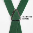 thumbnail image 2 of GFDYREE 2.5CM Men's Solid Formal Banded Bow tie & Suspenders Sets 4-Clip, 2 of 6