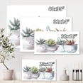 thumbnail image 4 of Designart ' Succulent and Cactus House Plants IV ' Farmhouse Canvas Wall Art Print, 4 of 4