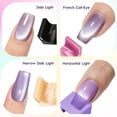 thumbnail image 5 of CHENjy Cat Eye Magnet for Nails Rotating Multifunctional Tool with U Shaped Magnet for Beginners Home DIY Design Nail Art Supplies White, 5 of 7