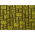 thumbnail image 1 of Ahgly Company Indoor Rectangle Patterned Cookie Brown Area Rugs, 2' x 5', 1 of 6