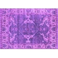 thumbnail image 1 of Ahgly Company Indoor Rectangle Oriental Purple Industrial Area Rugs, 2' x 4', 1 of 4