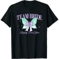 thumbnail image 1 of Disney Princess Ariel Wedding Team Bride Vintage Logo T-Shirt All Size S-5XL, 1 of 4