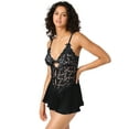 thumbnail image 3 of Adored by Adore Me Women's Ophelia Lace and Mesh Romper, Sizes S-3X, 3 of 8