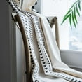 thumbnail image 2 of Fringed Bohemian Curtains Printed American Curtains for Decorating Kitchens Bedrooms Study Rooms, 2 of 10
