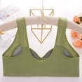 thumbnail image 3 of iHPH7 Womens Bras Front Closure Front Clasp Snap Closing Bra Wireless Bras Push Up Bra Senior Comfort Bras Breathable Bras for Women Padded Bras for Women Soft Green 40, 3 of 8
