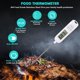 thumbnail image 4 of Meat Thermometer, Kitchen Thermometer, Digital Readout Food Cooking Temperature Probe with Large LCD Display/ Button for Hot Drink, Grill, BBQ, Jam Wh, 4 of 5