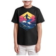 thumbnail image 1 of DXOUPM T-Shirts Décontractés pour Garçons Été Col Rond Haut T-Shirts Manches Courtes Blouse Polyvalente Tenue Quotidienne, 1 of 3