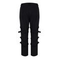 thumbnail image 5 of CHEEREAM Men's Fashion Hiphop Rock Punk Gothic Pants Techwear Sport Hiking Riding Cotton Casual Cargo Pants Black S, 5 of 6