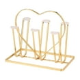 thumbnail image 1 of Copa de secado Rack Space Stand Stand Compact with Metal Many Bottle Show Bottle Sching Porter para el restaurante Bar casero Tienda de té de té, 1 of 8